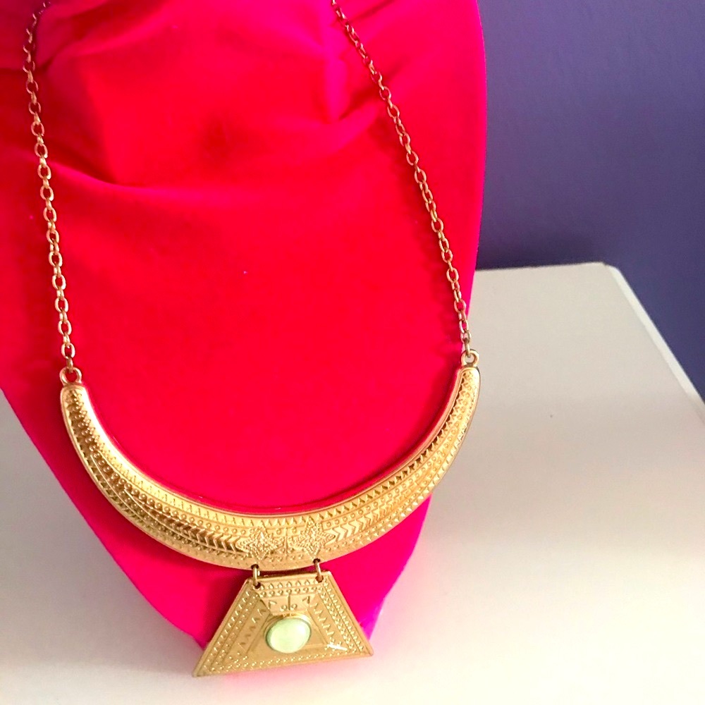 Goldtone Chopard Style Necklace